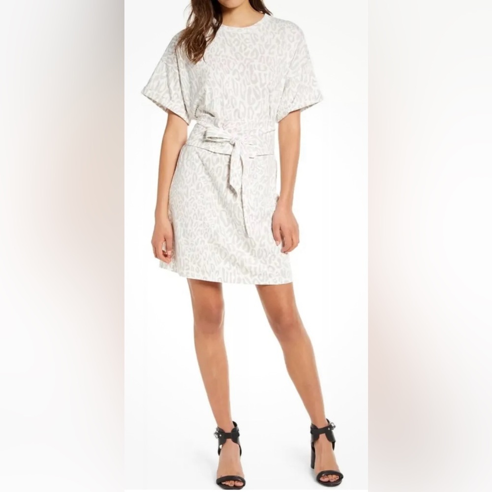 Rebecca Minkoff Marta wrap belt t-shirt dress